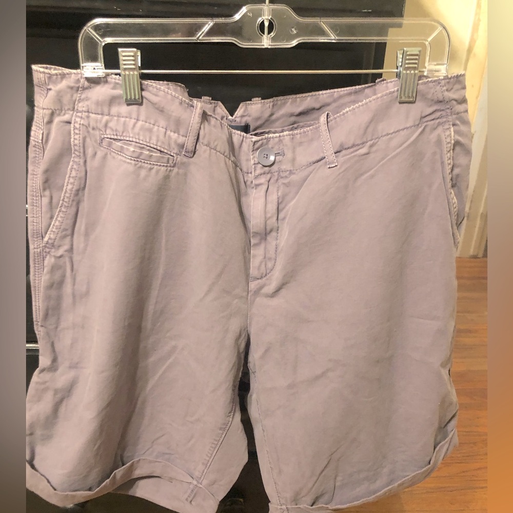 🌴 THE GAP CHINO LONG SHORTS Size 16 in FADED LAVENDER! 😎